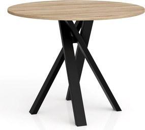 Stół do jadalni Ivo z okrągłym blatem 75 cm