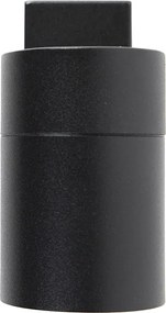 Zestaw 2 lamp ściennych zewnętrznych czarny ze stali nierdzewnej IP44 - Solo