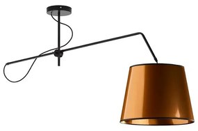 Miedziana lampa wisząca z ruchomym ramieniem - EX231 L6-H45