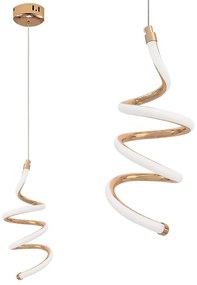 LAMPA SUFITOWA WISZĄCA LED LHJ096-1CP JASNE RÓŻOWE ZŁOTO