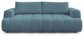 Niebieska rozkładana/ze schowkiem sofa 251 cm Fuji – Bobochic Paris