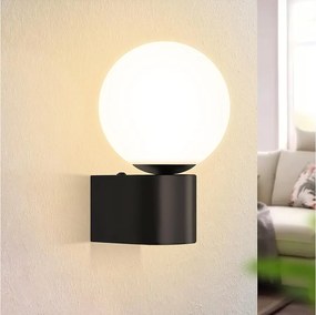 NETTLIFE Nowoczesna lampa ścienna do salonu w kolorze czarno-białym, z gniazdem G9 Max.