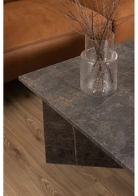 Czarny marmurowy stolik 90x90 cm Vega – Actona