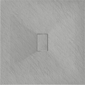 Mexen Hugo brodzik kwadratowy SMC 100 x 100 cm, szary - 42611010