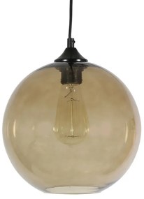 Lampa wisząca z brązowym kloszem - Z045-Juva