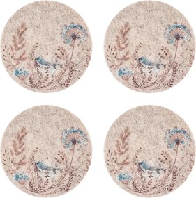 Altom Filcowa podkładka pod kubek Serenityśr. 10 cm, zestaw 4 szt.