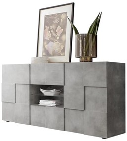 Komoda SERIAN szary beton