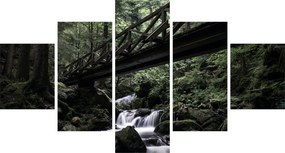 Obraz z czarnego lasu (125x70 cm)