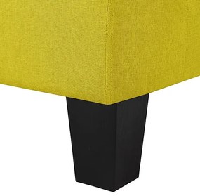 Ponadczasowa dwuosobowa żółta sofa - Lurra 2Q