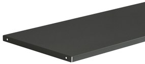 Półka metalowa do szafy biurowej JAN II, 1150 x 20 x 360 mm, antracytowa