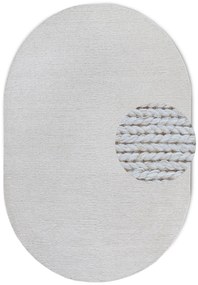 Dywan wełniany Villeroy &amp; Boch kremowy owal 160 cm x 230 cm
