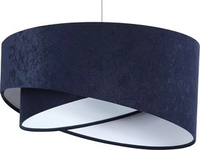 Lampa wisząca GEMSTONE granatowa/biała