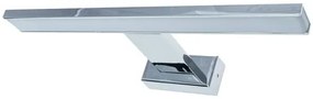 Nowoczesny kinkiet LED do łazienki chrom - N017-Ketez