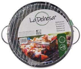 Grill z uchwytami na nóżkach BBQ, 42 x 35 x 21 cm