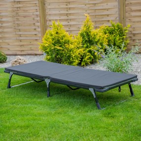 Łóżko polowe składane z materacem Lux D002-07PB PATIO