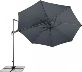 Derby RAVENNA 330 cm – duży ogrodowy parasol z wysięgnikiem i boczną nogą - Towar z drobną wadą (S300)