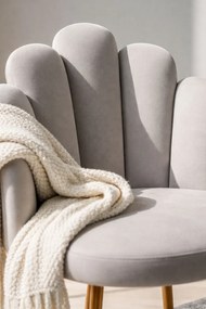 Rcznie zote aksamitne krzeso