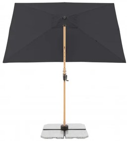 ALU WOOD 220 x 300 cm - wahadłowy parasol ogrodowy z drążkiem bocznym z ochroną ULTRA UV : Substancja Desen - 840
