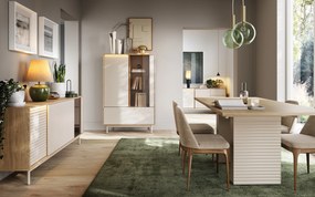 Stół KALIMERA 90 cm do Salonu Jadalni, Rozkładany, Prostokątny, Kaszmir