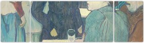 Obraz - Henri de Toulouse-Lautrec, A Corner of the Moulin de la Galette, reprodukcje (170x50 cm)