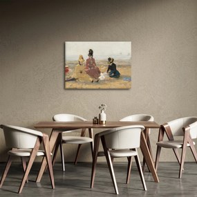 Obraz - Eugène Boudin, On the Beach, Trouville, reprodukcje (70x50 cm)