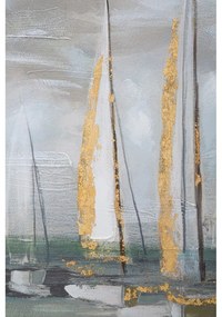 Obraz 100x80 cm Gold Boat – Mauro Ferretti