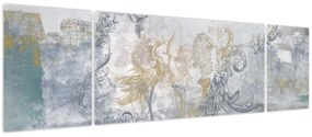 Obraz - Malowidło na ścianie (170x50 cm)