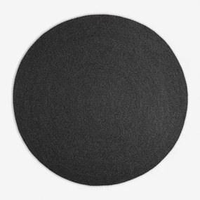 Okrągły Dywan Zewnętrzny Z Polipropylenu (ø200 Cm) Lisandra Grafitowa Szarość - Sklum
