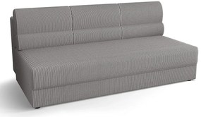 Szara sztruksowa sofa rozkładana E3-S67