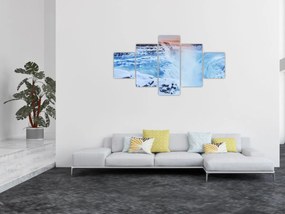 Obraz - Chłodne wodospady (125x70 cm)