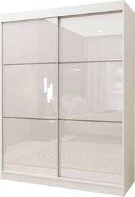 Szafa VITALE - Biały / Front Biały / Bez lustra / Bez szuflad / 160 cm