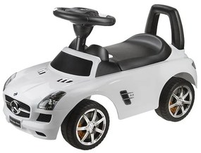 Jeździk mercedes-benz z kierownicą biały