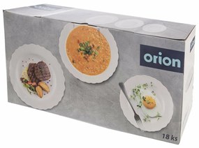 Orion 18-częściowy zestaw talerzy Mona fale