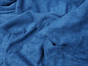 PrzytulneMieszkanie.pl Prześcieradło frotte EXCLUSIVE ciemnoniebieskie 180 x 200 cm