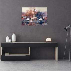 Obraz na szkle - Akshardham, New Delhi, Indie (70x50 cm)