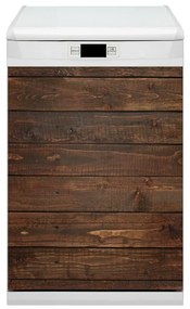 Ozdobna osłona zmywarki Drewniane deski