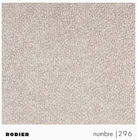 Kremowy podnóżek z materiału bouclé Mirel – Rodier