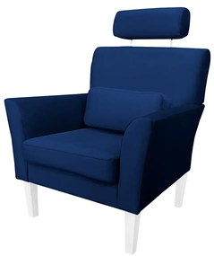 Fotel PIRO MG VELVET granatowy ATOS