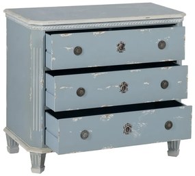 Jasnoniebieska komoda 92x81x46 cm Elmsbury – Ixia