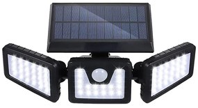 Lampa solarna obrotowa z 3 panelami