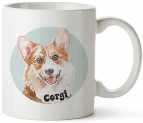 Bohemia Gifts Ceramiczny kubek - Corgi, 350 ml