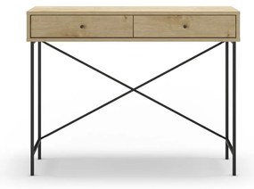 Konsola z blatem w dekorze dębu 35x110 cm Titan – Marckeric