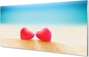 Szklany Panel Serca i Morskie Fale