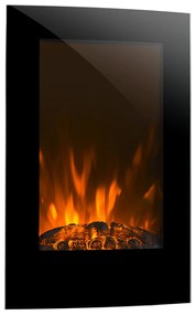 Klarstein Lausanne 2000W 58cm Kominek Elektryczny Naścienny Czarny