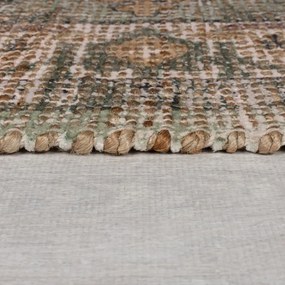 Chodnik z mieszanki juty tkany ręcznie w kolorze khaki 60x230 cm Selena Jute Traditional – Flair Rugs