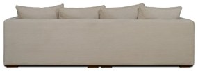 Beżowa sztruksowa sofa 266 cm Comfy – Scandic