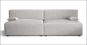 Biała rozkładana sofa - Lider 3X
