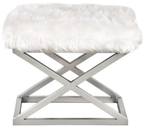 Stołek Capraz Plush White