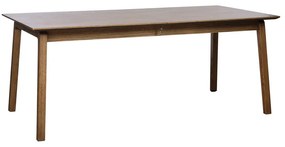 Rozkładany stół z blatem w dekorze dębu 95x190 cm Baro – Unique Furniture