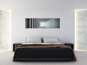 Obraz - Widok z wnętrza budynku (170x50 cm)